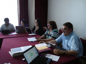 Presidenta y otros colegas, en La Plata 2012