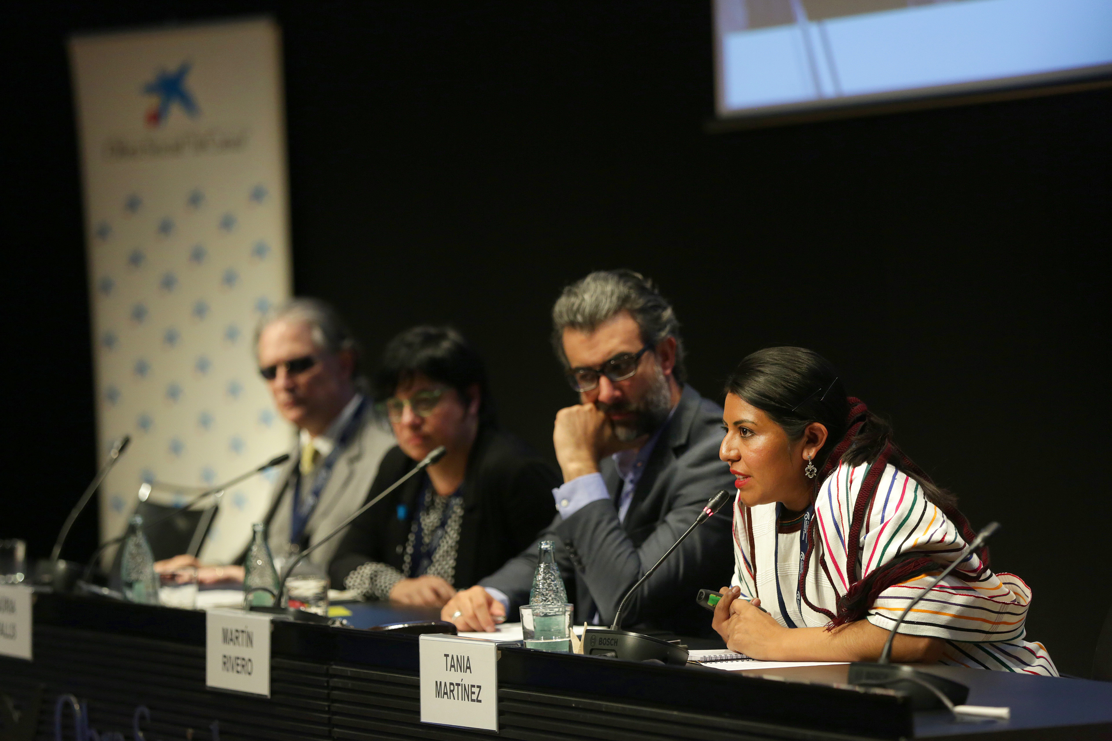 La Sra. Tania Martínez Cruz joven mixe presente en el VIII Foro Iberoamericano, alentó a los y las jóvenes a seguir sus sueños