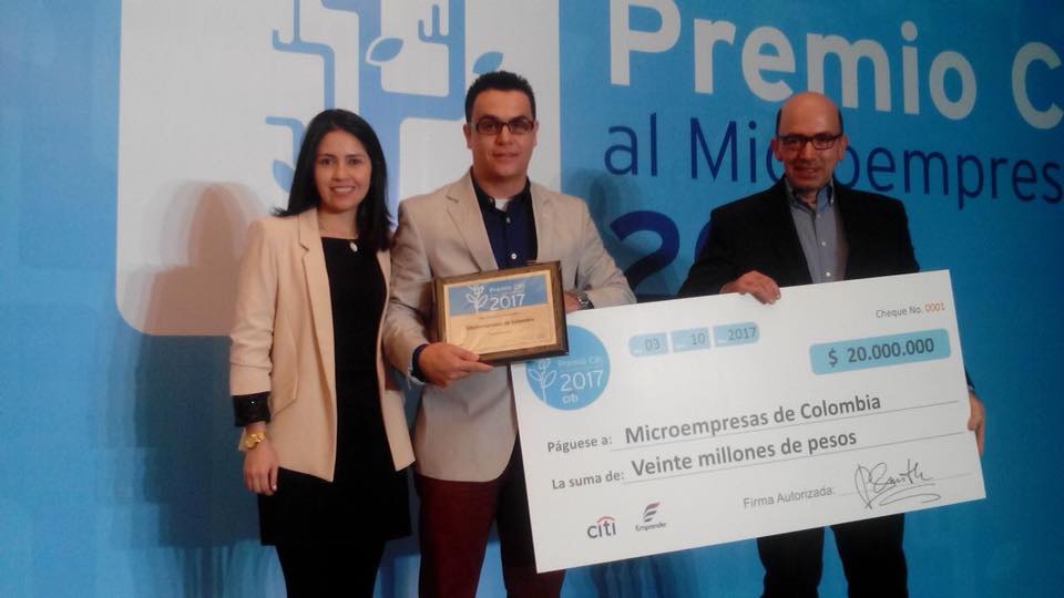 MICROEMPRESAS de Colombia recibe el Premio CITI 2017 como entidad MICROFINANCIERA INNOVADORA