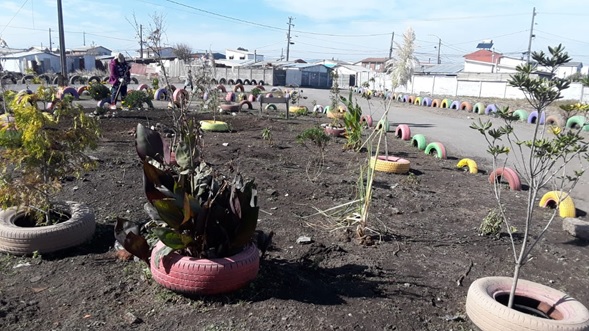 Un jardín infantil convierte un basurero en un parque, Chile.