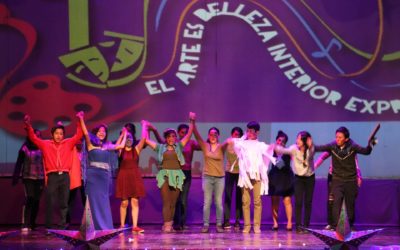 Jóvenes brillantes con mucho talento, en el II Festival Cultural Juventudes de Guatemala, impulsado por Fe y Alegría Guatemala