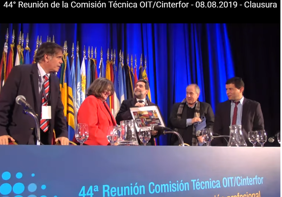 La Liga participa en la 44ª reunión de la Comisión Técnica de CINTERFOR en Uruguay