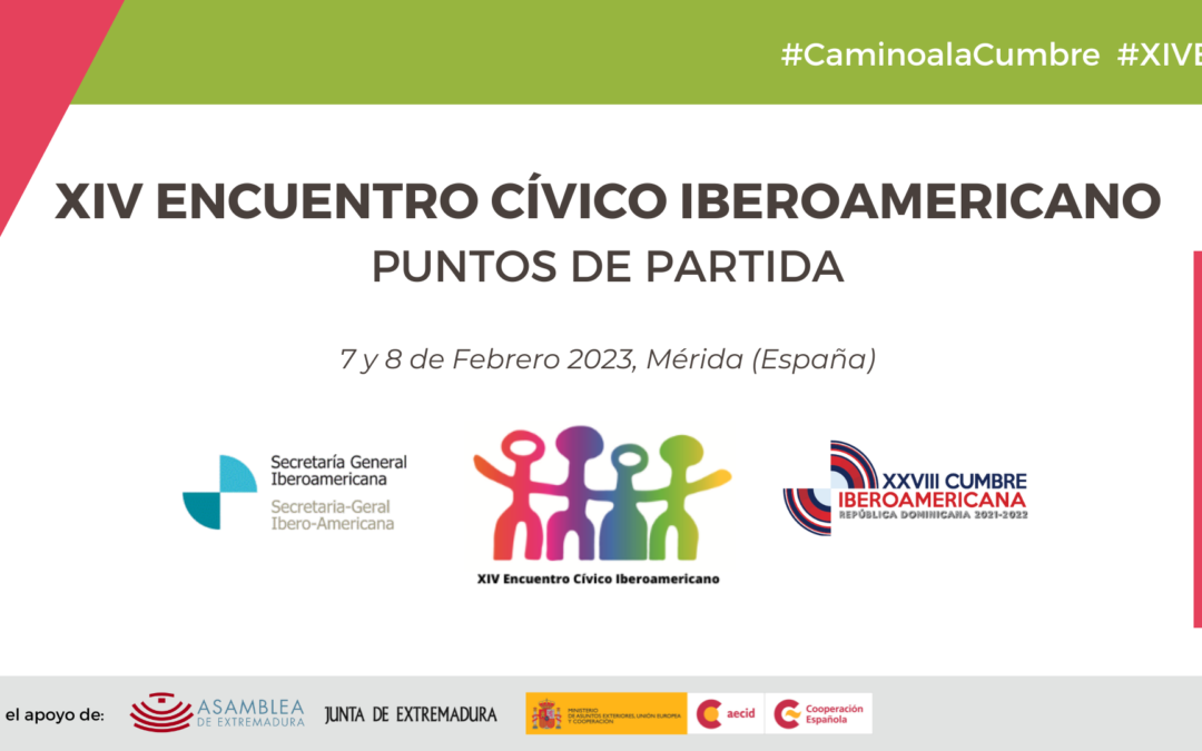 Tres semanas para el XIV Encuentro Cívico Iberoamericano en Extremadura: los puntos de partida