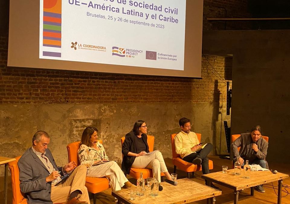 Participamos en el encuentro de sociedad civil UE- América Latina y el Caribe